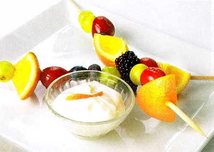 Exotic Fruit Dip, Healthy Recipe, Low fat