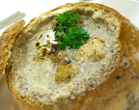 Post image for LOW FAT WILD MUSHROOM SOUP