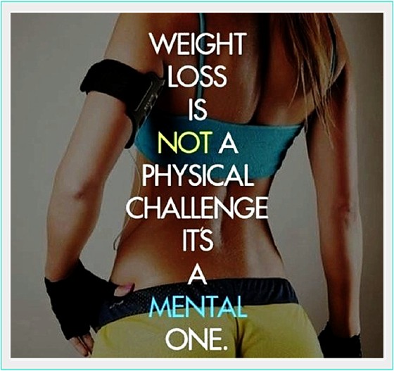 weight loss is not a physical challenge it's a mental one